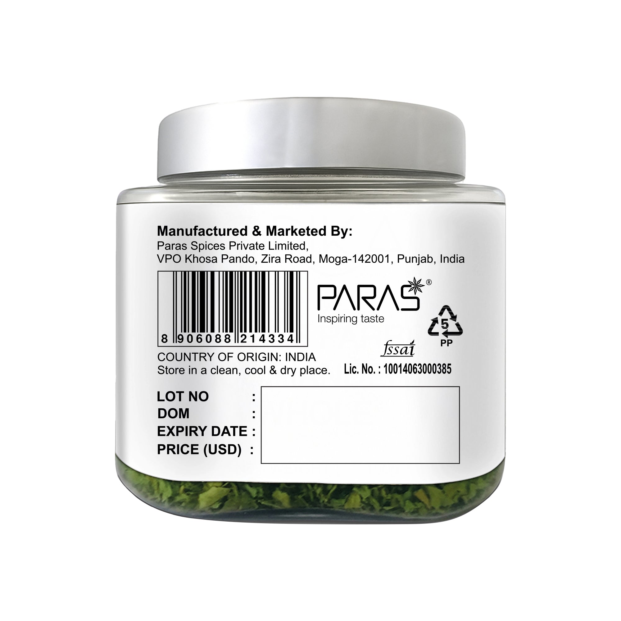 Dried Fenugreek Leaves 50g