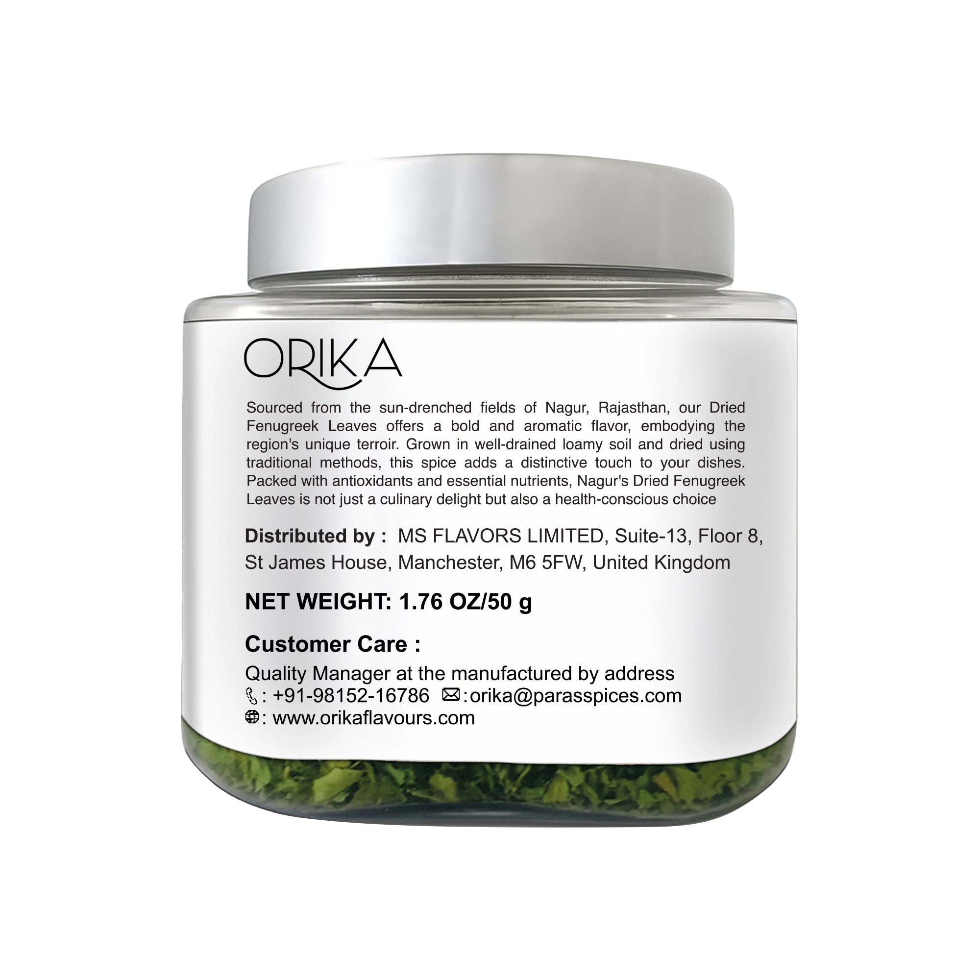 Dried Fenugreek Leaves 50g